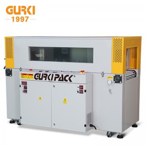 Máquina para embalar e encolher envoltório de encolhimento de túnel - GURKI